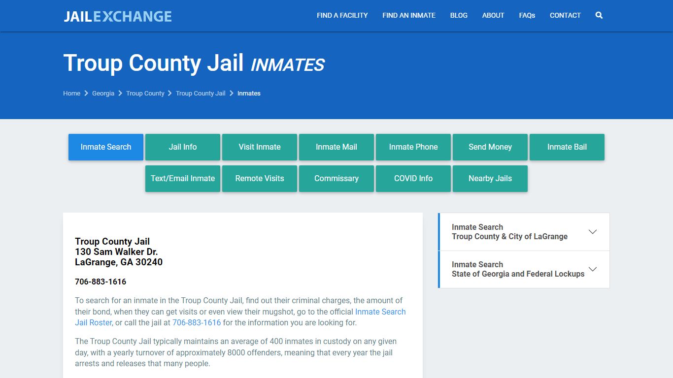 Troup County Jail Inmates | Arrests | Mugshots | GA